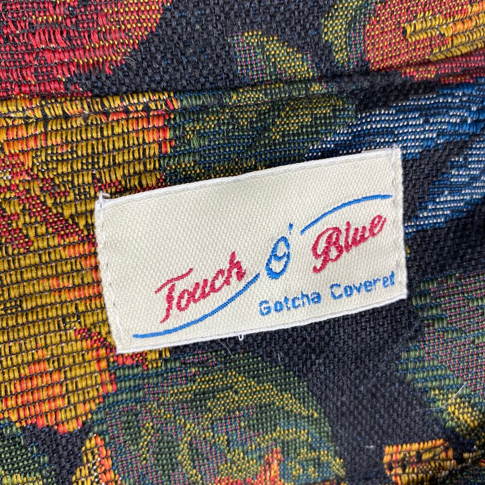 Vintage Touch O’ Blue Floral Earthy Boho Tapestry Chore Jacket Small - Picture 8 of 10